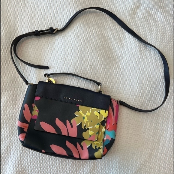 Trina Turk Floral Cross Body Bag - Picture 1 of 16